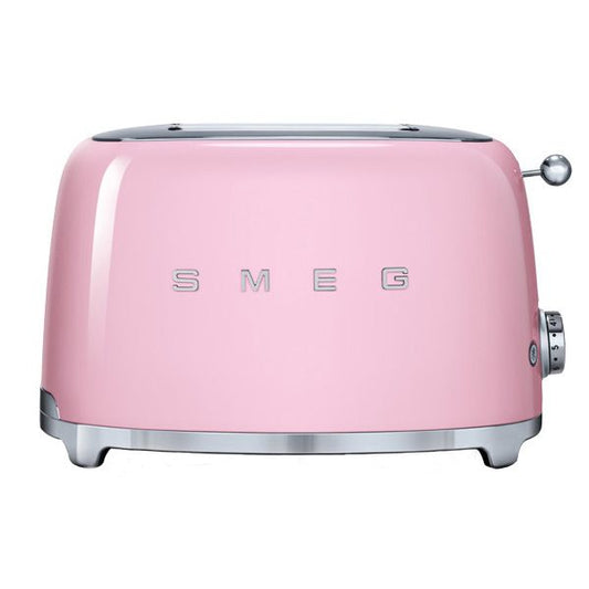 Smeg Retro 2 Slice Toaster Pink